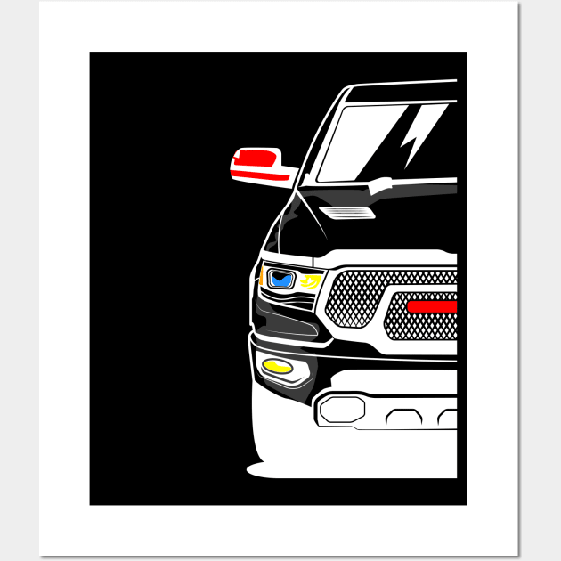 Dodge RAM Truck Wall Art by EtyazaForez